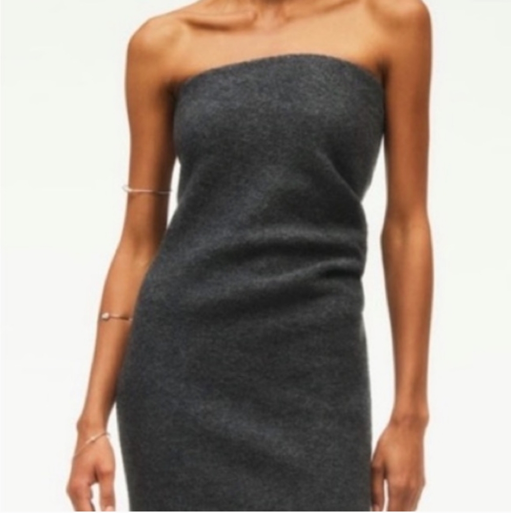 Zara wool strapless tube dress - Picture 9 of 15
